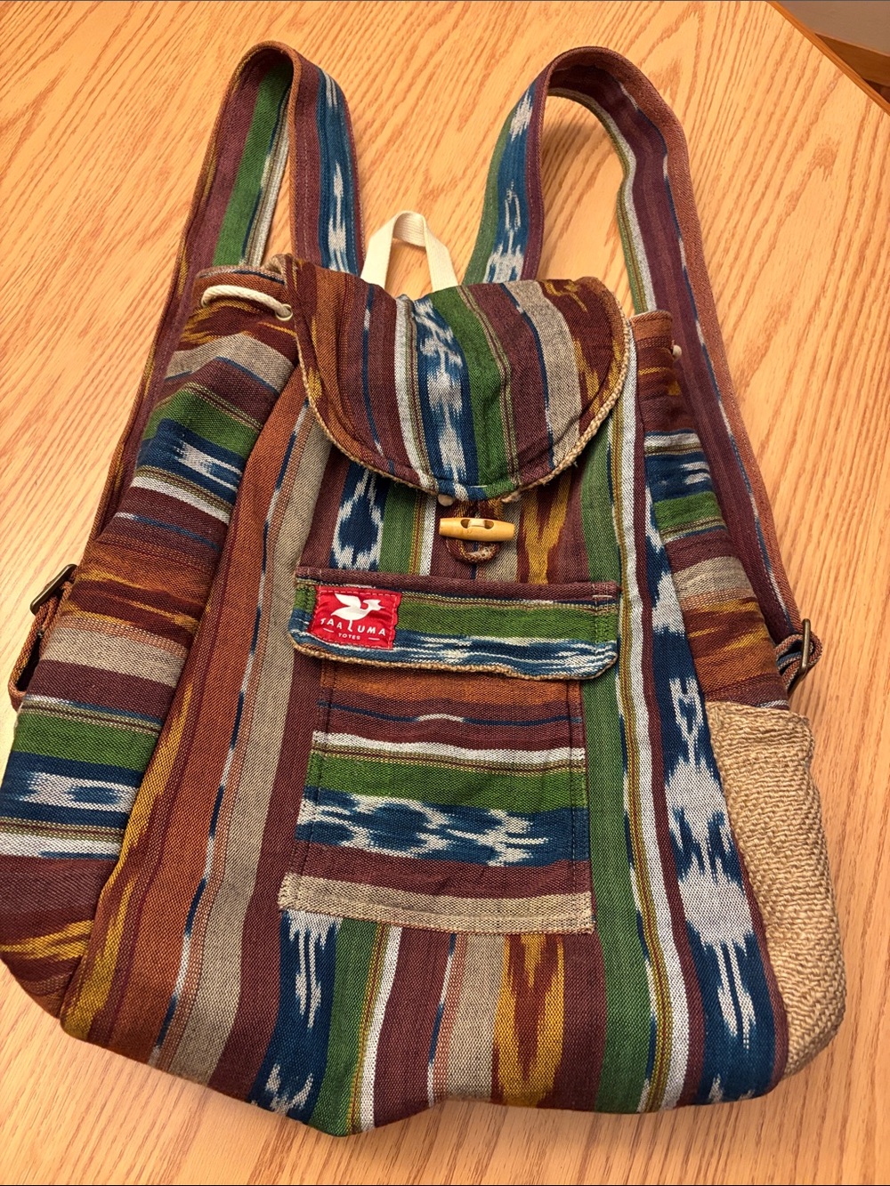 TAALUMA TOTES Guatemala Travel Bag/Backpack